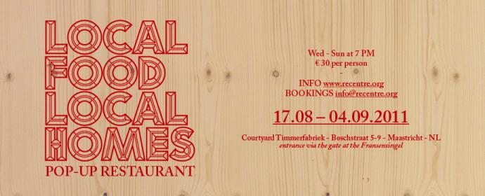 LOCAL FOOD, LOCAL HOMES (c) Postcard of a Painting